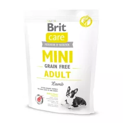Brit Care Mini Grain Free Adult Lamb 400 g сухой корм для взрослых собак миниатюрных пород
