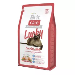 Brit Care Cat Lucky I am Vital Adult 2 кг (курица и рис) сухой корм для котов