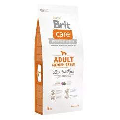 Brit Care Adult Medium Breed Lamb and Rice 12 kg сухий корм для дорослих собак середніх порід