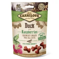 Ласощі для котів Carnilove Duck with Raspberries 50 г (для імунітету) (100411/7199)