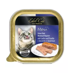 Влажный корм для котов Edel Cat 100 г (паштет лосось и форель)