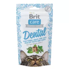 Ласощі для котів Brit Care Functional Snack Dental 50 г (для зубів) (111263/1371)
