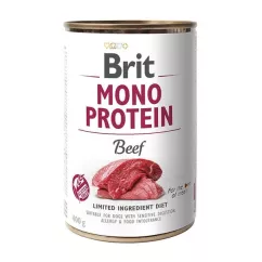 Влажный корм для собак Brit Mono Protein Beef 400г (говядина) (100831/100057/9766)