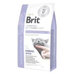Brit GF Veterinary Diet Gastrointestinal 2 кг (сельдь) сухой корм для котов при заболеваниях желудоч