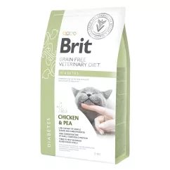 Brit GF Veterinary Diet Diabetes 2 кг (курка) сухий корм для котів при цукровому діабеті