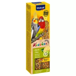 Лакомство для средних попугаев Vitakraft «Kracker Original + Kiwi & Citrus» 180 г/2 шт (киви и лимон) (21295)