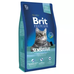 Brit Premium Cat Sensitive 8 кг (ягня) сухий корм для котів з чутливим травленням
