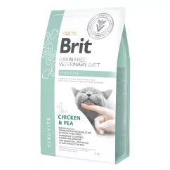 Сухий корм для котів, при захворюваннях сечовивідних шляхів Brit GF Veterinary Diet Struvite 2 кг (курка) (170954/528271)