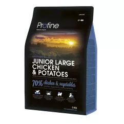 Profine Junior Large Breed Chicken 3 kg (курка) сухий корм для цуценят та молодих собак великих порі