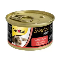 GimCat Shiny Cat 70 г (лосось та тунець) вологий корм для котів