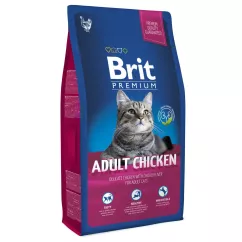 Brit Premium Cat Adult Chicken 8 кг (курка) сухий корм для котів