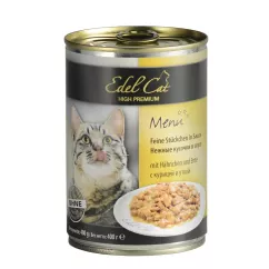 Влажный корм для кошек Edel Cat 400 г (курица и утка в соусе) (1000316/173015)