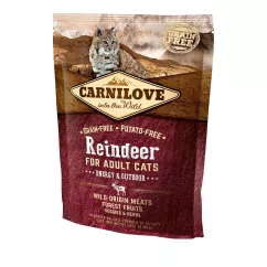 Сухий корм для активних котів Carnilove Cat Raindeer - Energy & Outdoor 400 г (оленина та кабан) (170194/2263)