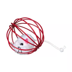 Іграшка для котів Trixie М'яч з мишкою 6 см (кольори в асортименті) (4115)