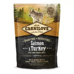 Carnilove Large Breed Salmon & Turkey 1,5 kg (лосось та індичка) сухий корм для дорослих собак велик