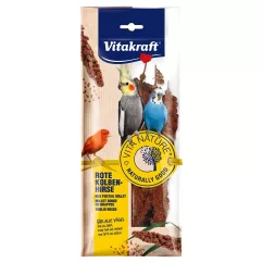 Ласощі для птахів Vitakraft «VITA Nature Red Foxtail Millet» 80 г (чумиза) (4008239211170)