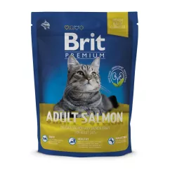Brit Premium Cat Adult Salmon 300 г (лосось) сухой корм для котов