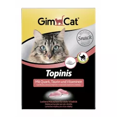 GimCat Topinis Лакомство для котов (творог) 180 шт (G-419053/409757)