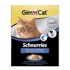 GimCat Schnurries Ласощі для котів (лосось) 420 г (G-419022/409382)