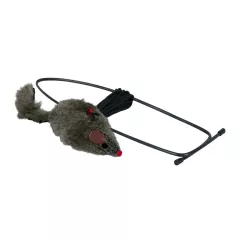 Іграшка для котів Trixie Мишка з кріпленням на дверний отвір 8 х 190 см (плюш) (4065)