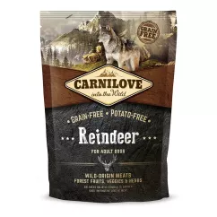 Carnilove Raindeer 1,5 кг (оленина и кабан) сухой корм для взрослых собак всех пород