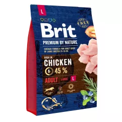 Brit Premium Adult L 3 kg сухой корм для взрослых собак больших пород