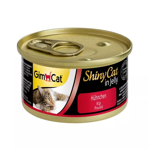 Вологий корм для котів GimCat Shiny Cat 70 г (курка) (G-413112 /413310)
