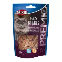 Trixie PREMIO Hearts Лакомство для котов 50 г (утка и рыба) (42705)