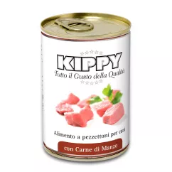 Вологий корм для собак Kippy Dog 400г (шматочки м'яса, яловичина) (70020050 /504166)
