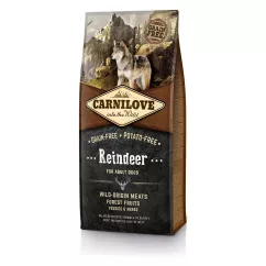 Carnilove Raindeer 12 кг (оленина та кабан) сухий корм для дорослих собак усіх порід
