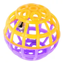 Іграшка для котів Природа М'яч з брязкальцем 4,5 см (пластик, кольори в асортименті) (PR240254)
