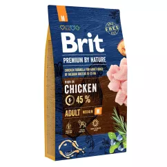 Brit Premium Adult M 8 kg сухий корм для дорослих собак середніх порід