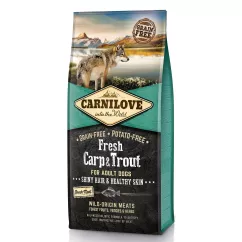 Carnilove Fresh Carp & Trout 12 kg (риба) сухий корм для дорослих собак усіх порід