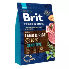 Brit Premium Sensitive Lamb 3 kg сухой корм для собак с чувствительным пищеварением