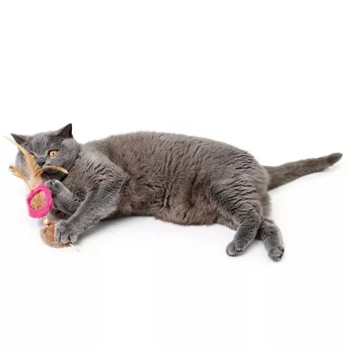 Hunter Mala мяч Dumbbell 14 см игрушка для котов - фото №2