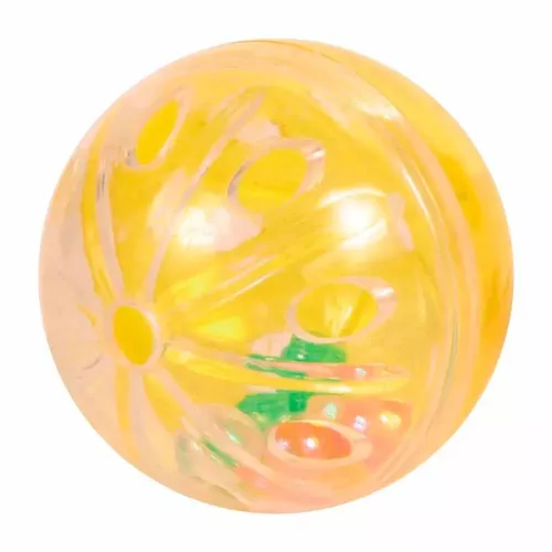 Іграшка для котів Trixie М'яч з брязкальцем 4,5 см 4 шт (пластик, кольори в асортименті) (4166) - фото №2