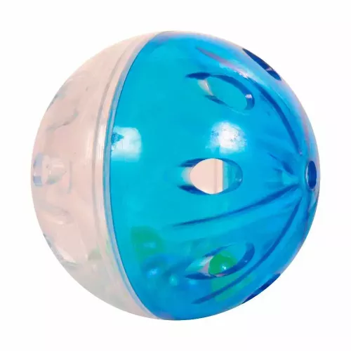 Іграшка для котів Trixie М'яч з брязкальцем 4,5 см 4 шт (пластик, кольори в асортименті) (4166) - фото №3