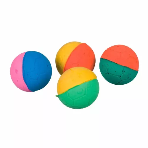 Игрушка для кошек Trixie Мячи мягкие 4,3 см (вспененная резина, цвета в ассортименте) (41101) - фото №5
