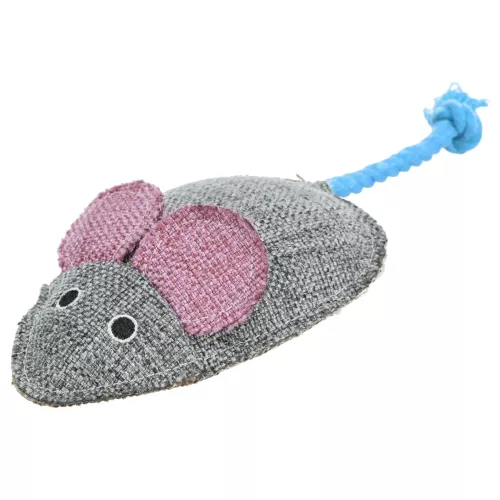 Trixie Мишка 15 см (текстиль) игрушка для котов - фото №3