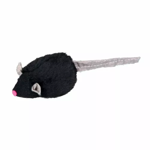 Trixie Мишка з мікрочіпом 6 см (плюш) іграшка для котів - фото №2