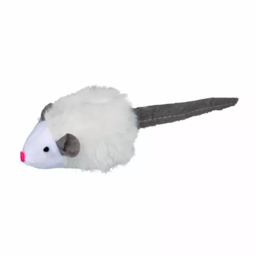 Trixie Мишка з мікрочіпом 6 см (плюш) іграшка для котів - фото №3