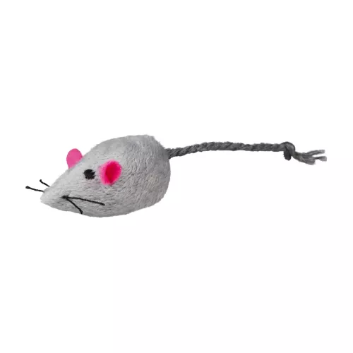 Игрушка для кошек Trixie Мышка с погремушкой 5 см (плюш, цвета в ассортименте) (4139) - фото №2