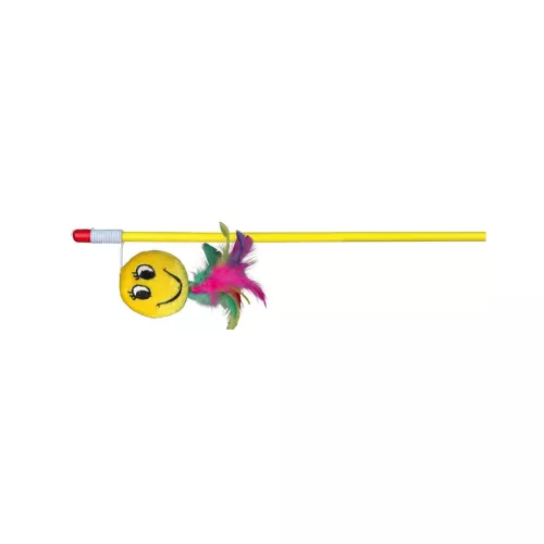 Игрушка для кошек Trixie Удочка с игрушкой 50 см (плюш, цвета в ассортименте) (45797) - фото №2