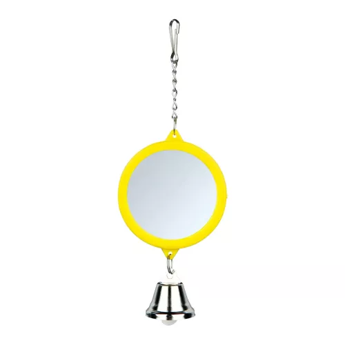 Игрушка для птиц Trixie Зеркало круглое d=5,5 см (пластик, цвета в ассортименте) (5215) - фото №2
