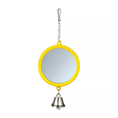 Игрушка для птиц Trixie Зеркало круглое d=7 см (пластик, цвета в ассортименте) (5216) - фото №2