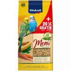 Корм для волнистых попугаев Vitakraft «Premium Menu» 1 кг + 20 % (26674)