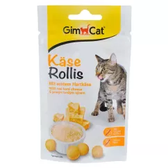 Ласощі для котів GimCat Kase-Rollis 40 г (сир) (G-418728/418339)