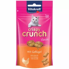 Vitakraft Crispy Crunch Ласощі для котів подушечки 60 г (м'ясо птахів) (28814)