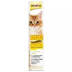 GimCat Multi-Vitamin Duo Paste Cheese + 12 Vitamins Лакомство для котов 50 г (G-421025)