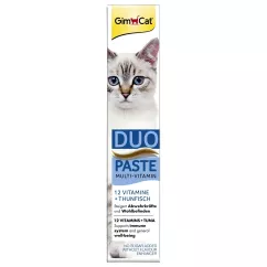 GimCat Multi-Vitamin Duo Paste Tuna + 12 Vitamins Лакомство для котов 50 г (G-421032)